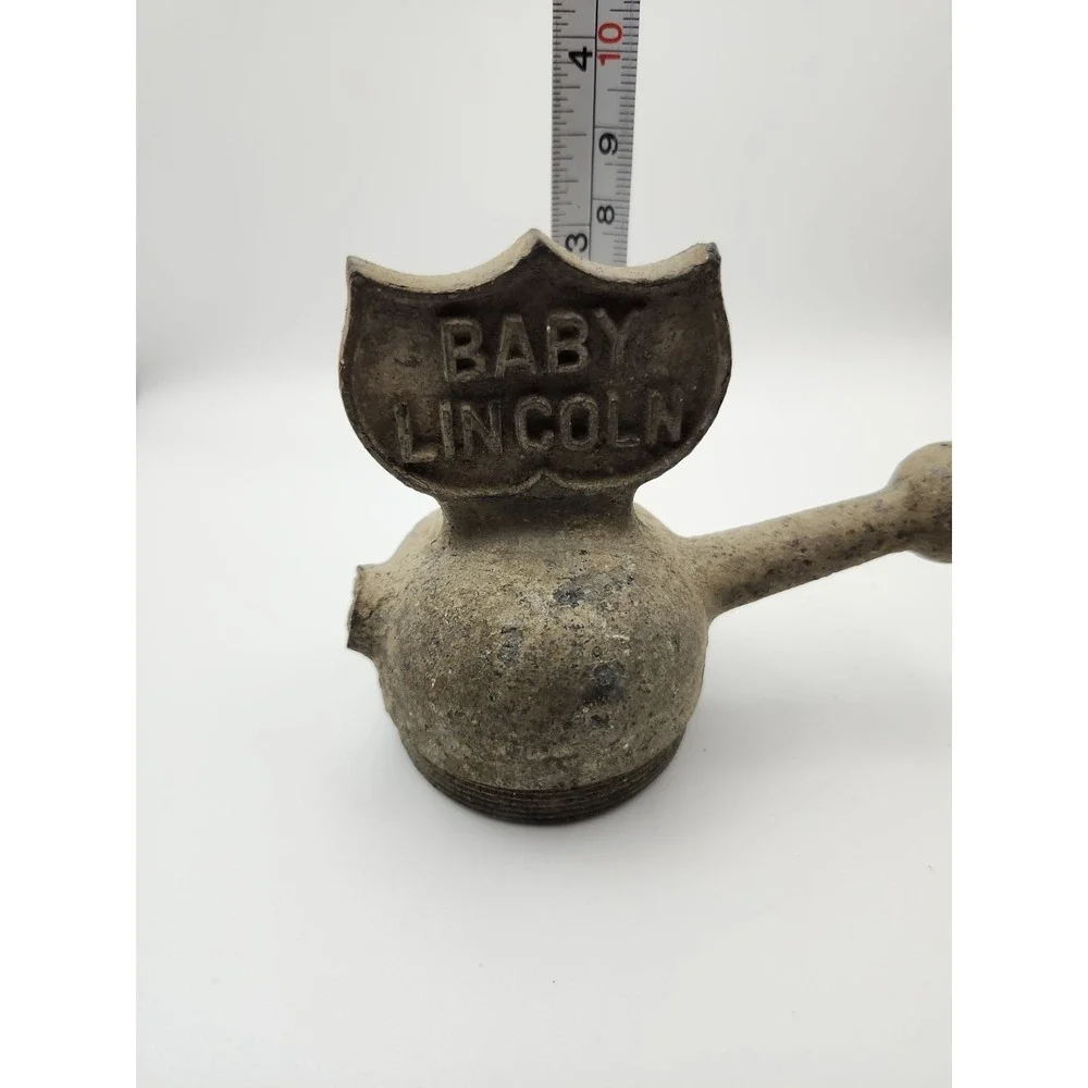 1920s Baby Lincoln Radiator Cap Grigsby MFG Hood Ornament Ford Model T Car Part